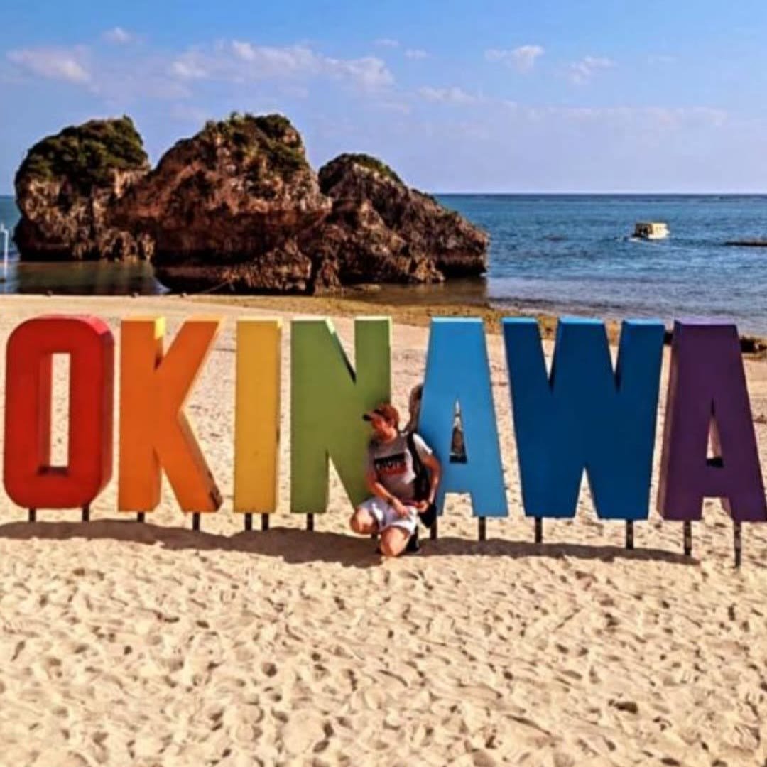 Sergio en Okinawa, Japón